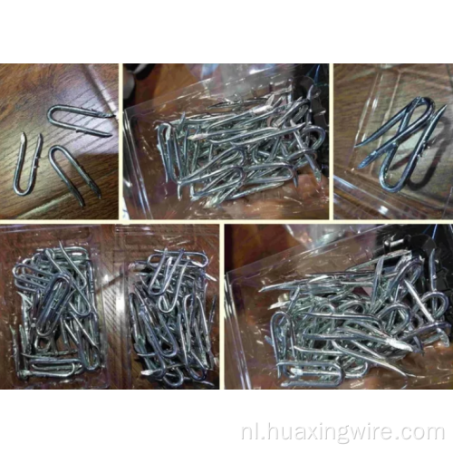 U typ geïsoleerde nagels